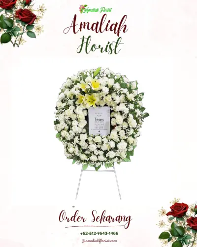 Krans Bunga Duka Cita di Ciemas